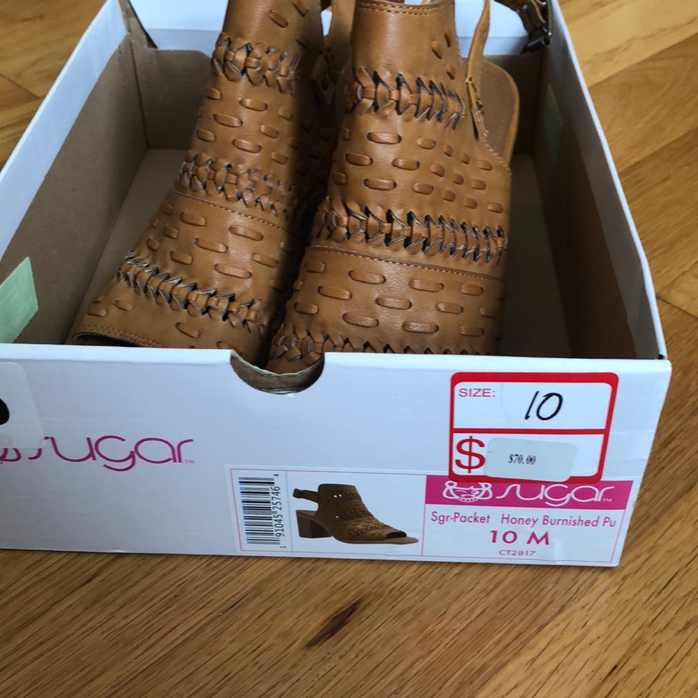 Peep Toe Booties - image 2